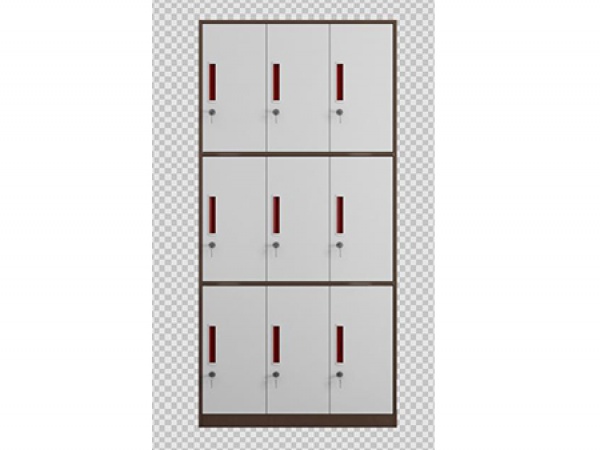 鋼制9門更衣柜